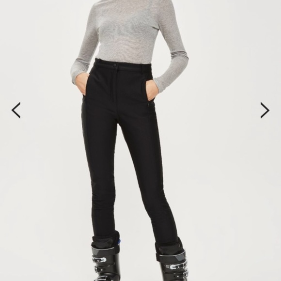 black skinny trousers by topshop sno